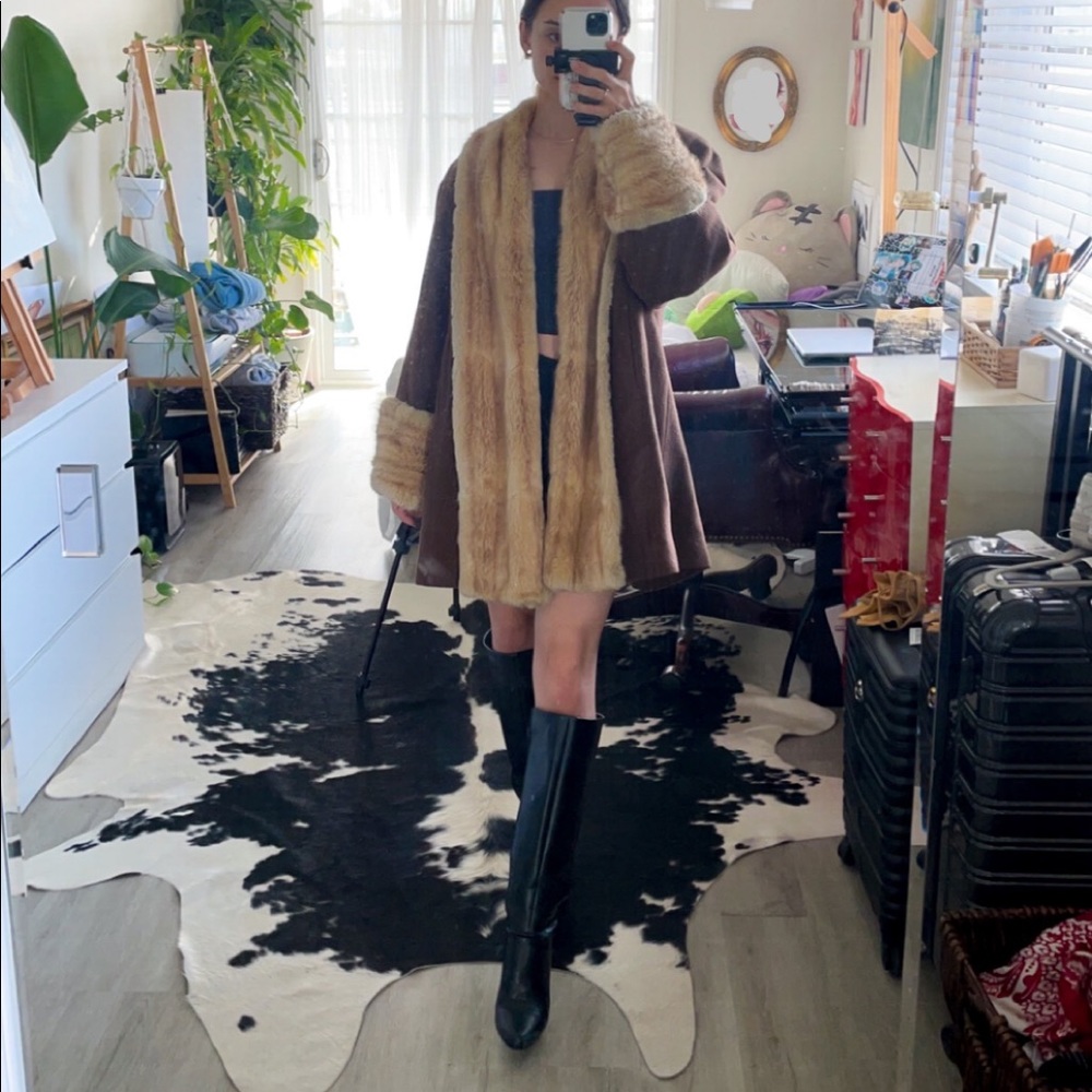 Vintage Beaver Fur Coat
